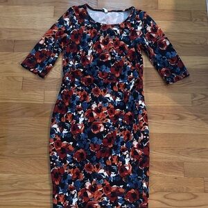Pinkblush Multicolor Floral Long Sleeve Dress